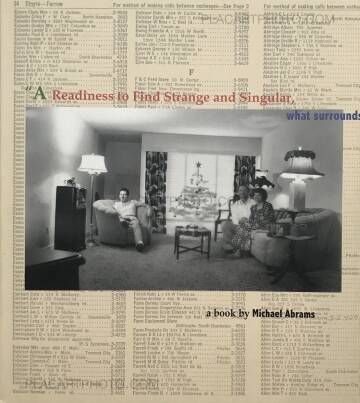 Michael Abrams,A readiness to find strange and singular (SIGNED) Michael Abrams,A readiness to find strange and singular (SIGNED)