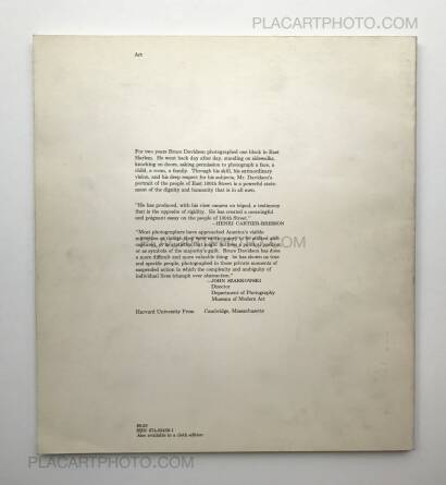 Bruce Davidson,East 100th Street (SIGNED) Bruce Davidson,East 100th Street (SIGNED)