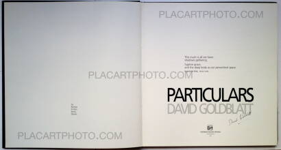 David Goldblatt,Particulars (Signed) David Goldblatt,Particulars (Signed)