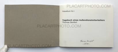 Thomas Bonfert,Tagebuch eines Aussendienstmitarbeiters/ Diary of a Field worker (ONLY 100 COPIES) Thomas Bonfert,Tagebuch eines Aussendienstmitarbeiters/ Diary of a Field worker (ONLY 100 COPIES)