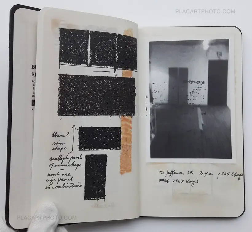 Brice Marden – Notebook Feb. 1968- (sealed copy)