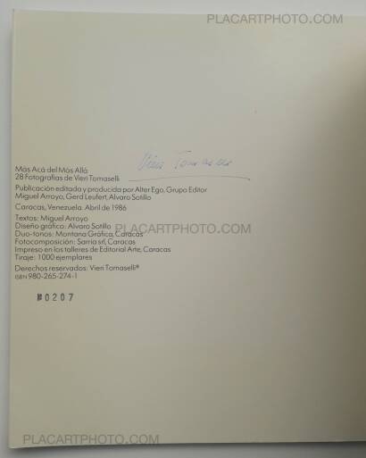 Vieri Tomaselli,Mas Aca del Mas Alla (SIGNED) Vieri Tomaselli,Mas Aca del Mas Alla (SIGNED)