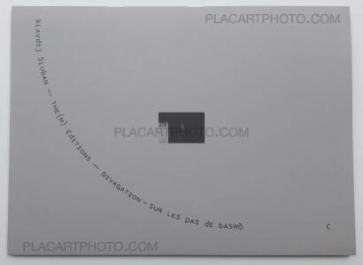 Klavdij Sluban,Divagation - sur les pas de Basho (LTD & SIGNED) Klavdij Sluban,Divagation - sur les pas de Basho (LTD & SIGNED)