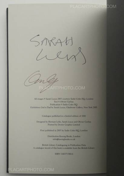 Sarah Lucas,God is dad (SIGNED) Sarah Lucas,God is dad (SIGNED)