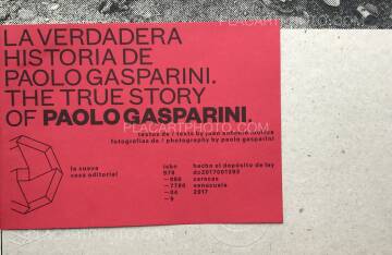 Paolo Gasparini,THE TRUE STORY OF PAOLO GASPARINI (SIGNED)