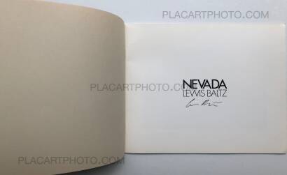 Lewis Baltz,NEVADA (SIGNED) Lewis Baltz,NEVADA (SIGNED)