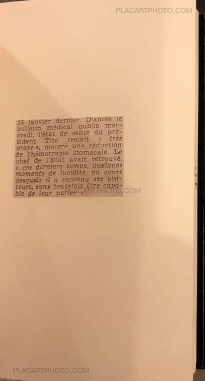 Sophie Calle,Tito (Limited to only 10 copies Signed) Sophie Calle,Tito (Limited to only 10 copies Signed)