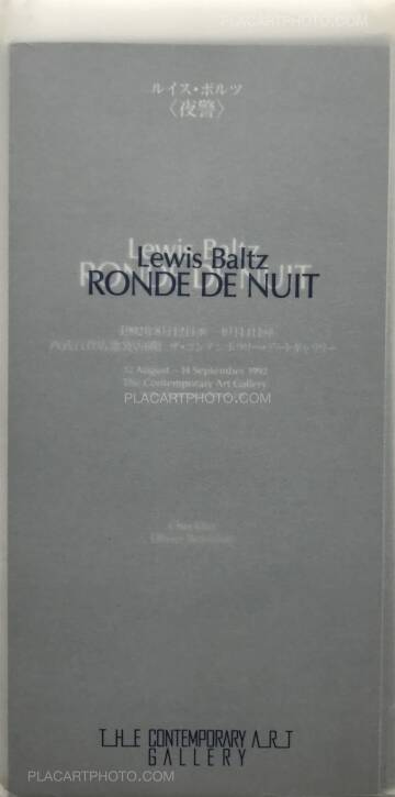 Lewis Baltz,Ronde De Nuit Lewis Baltz,Ronde De Nuit
