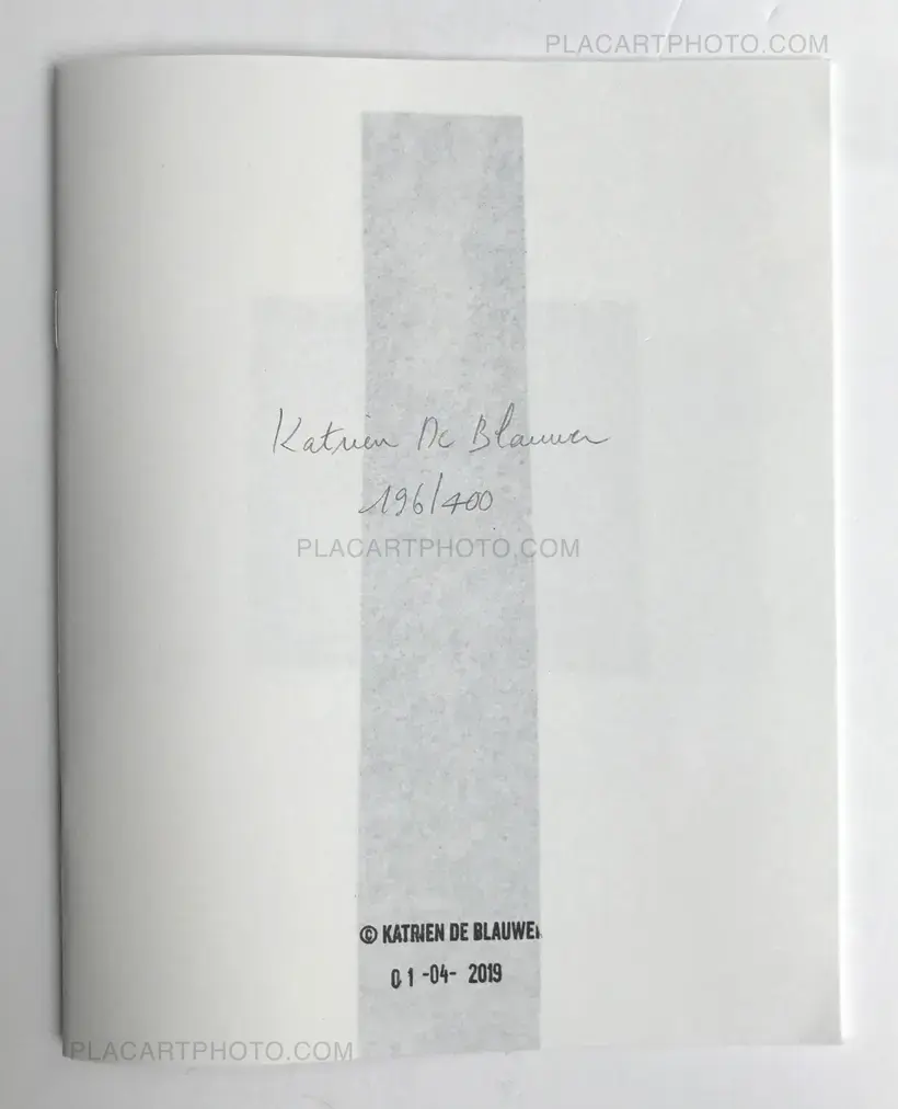 Katrien de Blauwer – DIRTY SCENES (First edition of 400 copies, numbered and signed.)