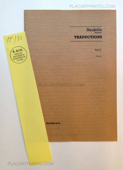 Benoît Grimbert & Hannah Darabi,Neuköln "Heroes" (Only 30 copies) Benoît Grimbert & Hannah Darabi,Neuköln "Heroes" (Only 30 copies)