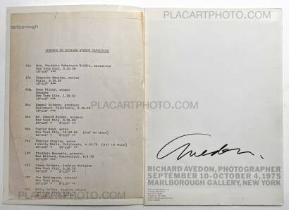 Richard Avedon,Richard Avedon, Photographer (Signed) Richard Avedon,Richard Avedon, Photographer (Signed)