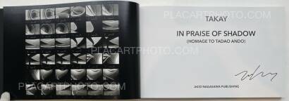 TAKAY,IN PRAISE OF SHADOW (SIGNED AND NUMBERED) TAKAY,IN PRAISE OF SHADOW (SIGNED AND NUMBERED)