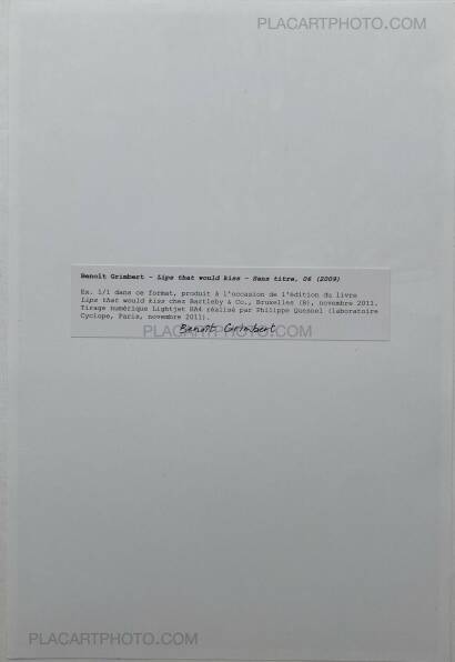 Benoit Grimbert,LIPS THAT WOULD KISS Benoit Grimbert,LIPS THAT WOULD KISS