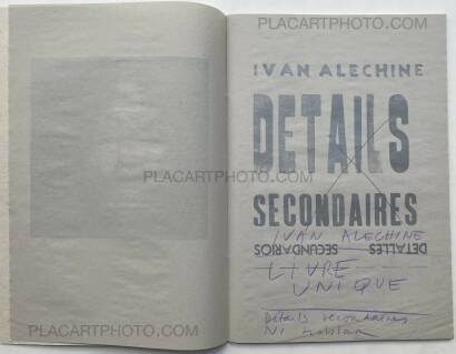 Ivan Alechine,Détails secondaires ni hablar (UNIQUE AND SIGNED) Ivan Alechine,Détails secondaires ni hablar (UNIQUE AND SIGNED)