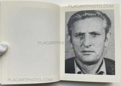 Luc Delahaye,mémo (with two portraits on photo film) Luc Delahaye,mémo (with two portraits on photo film)