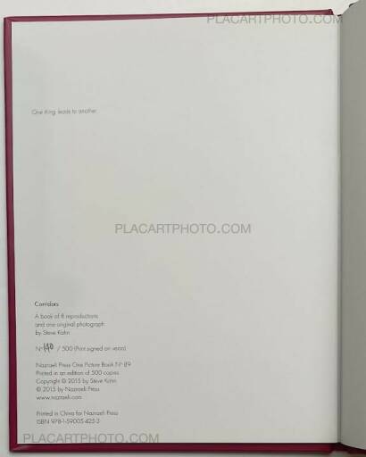 Steve Kahn,Corridors (Numbered, with a signed print) Steve Kahn,Corridors (Numbered, with a signed print)