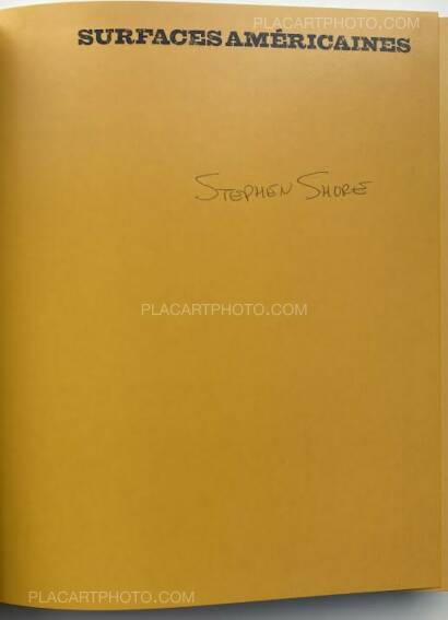 Stephen Shore,Surfaces Américaines (Signed) Stephen Shore,Surfaces Américaines (Signed)