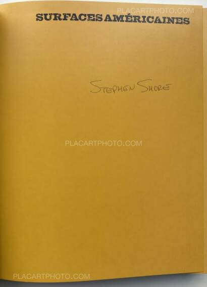 Stephen Shore,Surfaces Américaines (Signed)