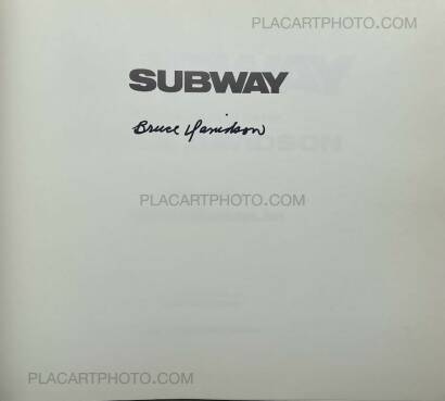 Bruce Davidson,Subway (First edition, Signed) Bruce Davidson,Subway (First edition, Signed)