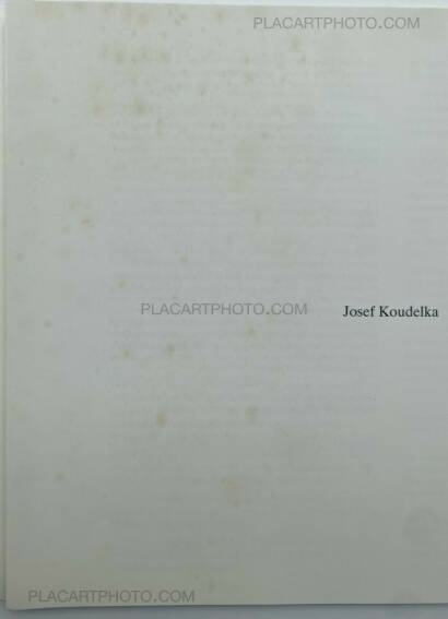 Josef Koudelka,Mission Photographique Transmanche - Cahier 6 Josef Koudelka,Mission Photographique Transmanche - Cahier 6