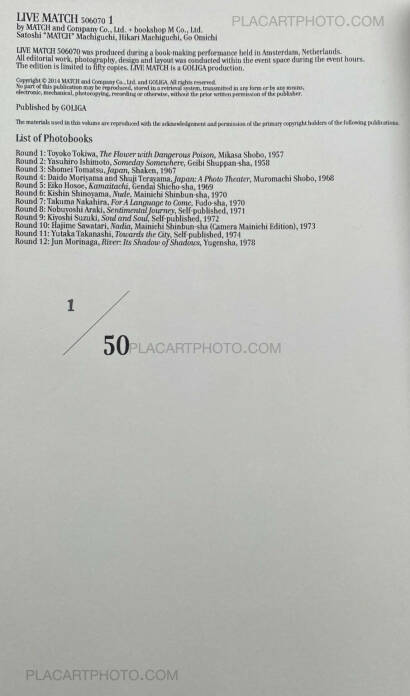 Collective,LIVE MATCH (Complete set of 3, signed and numbered of only 50) Collective,LIVE MATCH (Complete set of 3, signed and numbered of only 50)