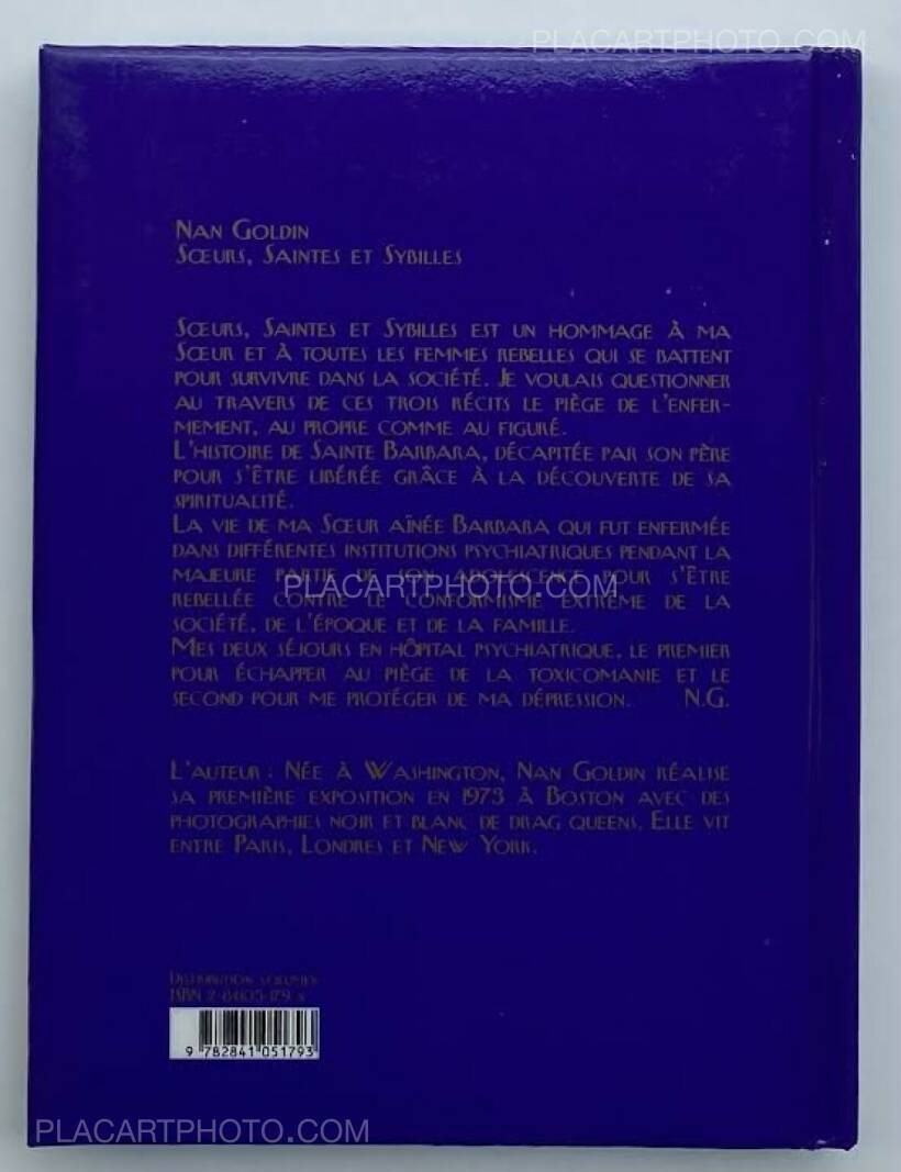 Nan Goldin: SOEURS, SAINTES ET SIBYLLES, Editions du Regard, 2005 | Bookshop Le Plac'Art Photo Nan Goldin: SOEURS, SAINTES ET SIBYLLES, Editions du Regard, 2005 | Bookshop Le Plac'Art Photo