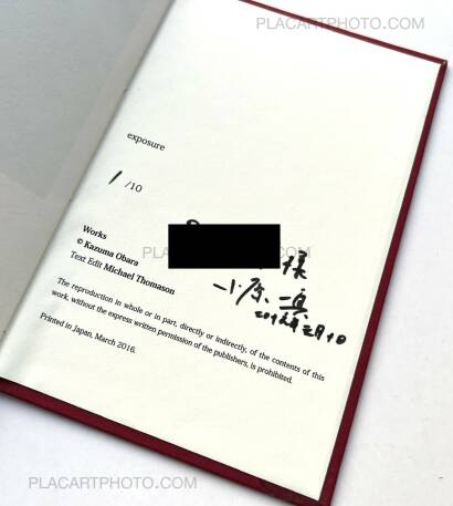 Kazuma Obara,exposure (Signed and numbered, edt of 10) Kazuma Obara,exposure (Signed and numbered, edt of 10)