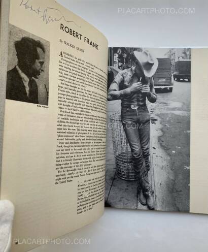 Robert Frank,U.S CAMERA (SIGNED) Robert Frank,U.S CAMERA (SIGNED)