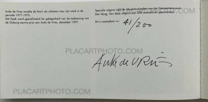 Auke de Vries ,AUKE DE VRIE'S FOTOS (SIGNED AND NUMBERED, LTD EDT) Auke de Vries ,AUKE DE VRIE'S FOTOS (SIGNED AND NUMBERED, LTD EDT)