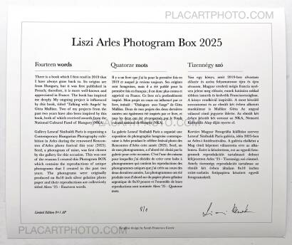Renata Liszi,Liszi Arles Photogram Box 2025 (EDT of 8) Renata Liszi,Liszi Arles Photogram Box 2025 (EDT of 8)